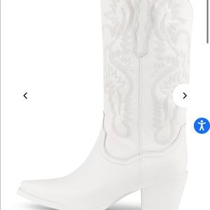 Brand New White Jeffrey Campbell Dagget Boots